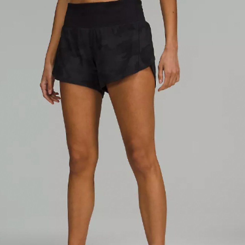 Speed Up High-Rise Lined Short 4" EUC sz 4